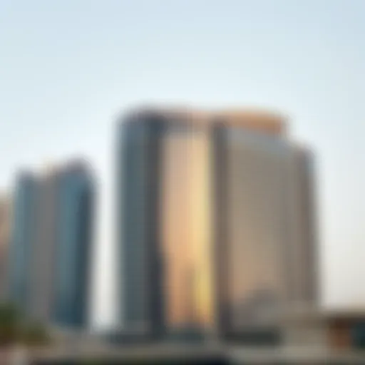 Stunning view of Dolphin Tower showcasing its architectural elegance