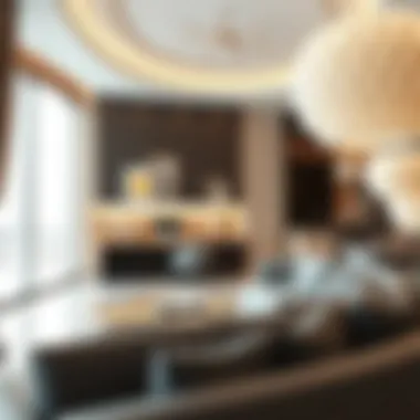 Luxurious interior design elements within Dolphin Tower