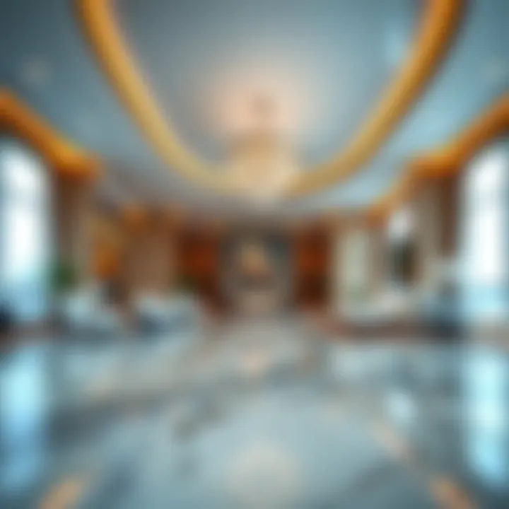 Luxurious interiors of Dolphin Tower reflecting modern design trends