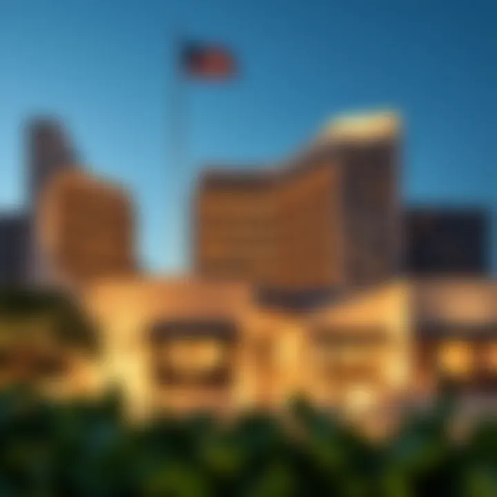 Stunning view of Dubai Hills Hotel showcasing modern architecture