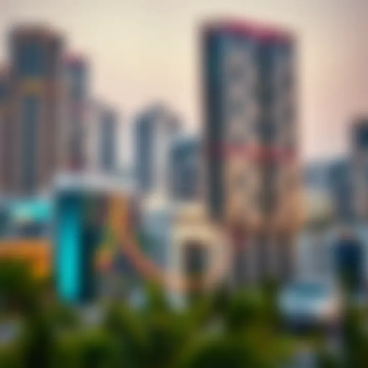 Infographic depicting the Dubai real estate market's dynamics