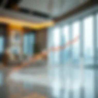 Graph depicting rental trends in Dubai