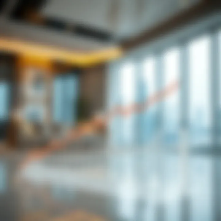 Graph depicting rental trends in Dubai