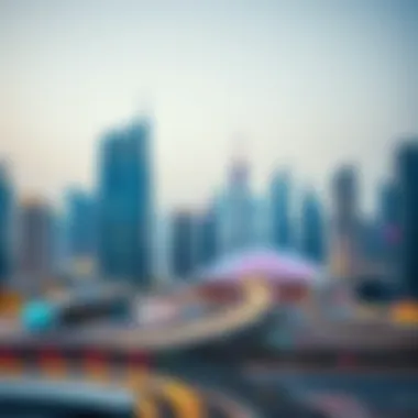 A bustling Dubai skyline representing the vibrant digital ecosystem