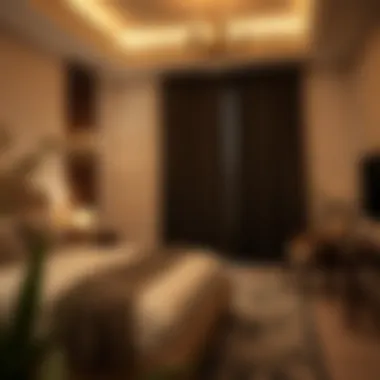 Luxurious Accommodation at فندق روف سيتي ووك دبي Luxurious room interior at فندق روف سيتي ووك دبي