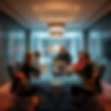 Conference Room Collaboration at Empire Heights Business professionals collaborating in a conference room at Empire Heights