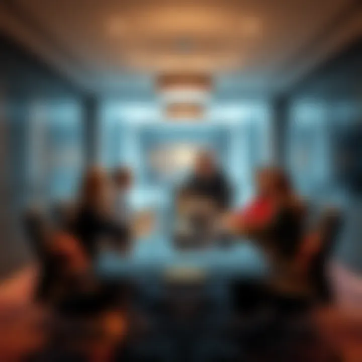 Conference Room Collaboration at Empire Heights Business professionals collaborating in a conference room at Empire Heights