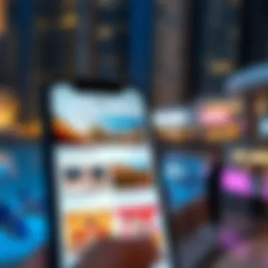 Discovering Lifestyle Activities in Dubai A vibrant lifestyle app screen filled with events and activities around Dubai