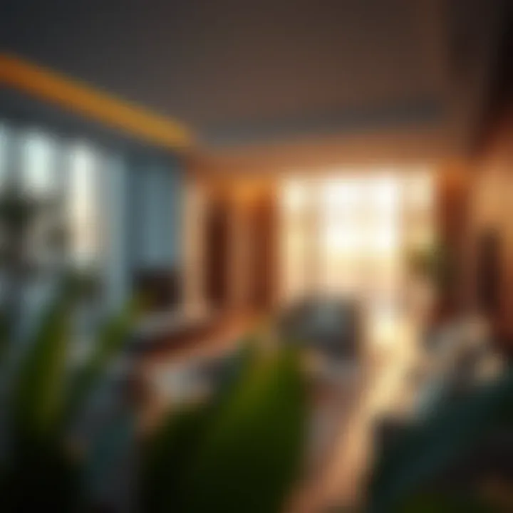 Interior view highlighting eco-friendly living spaces