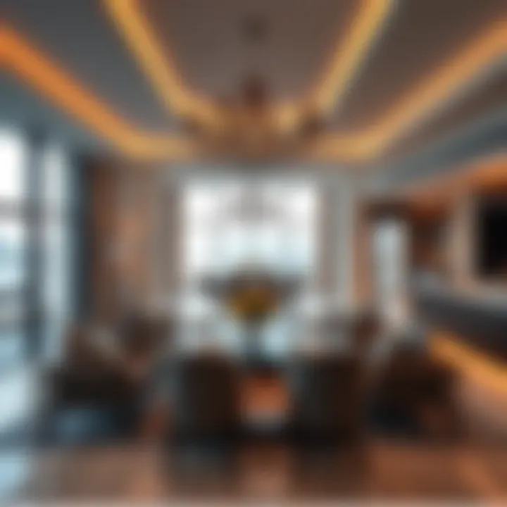Luxurious Interior of 23 Marina Residence Luxurious interior of a residence at 23 Marina