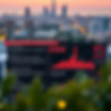 A detailed infographic highlighting real estate investment trends in Dubai