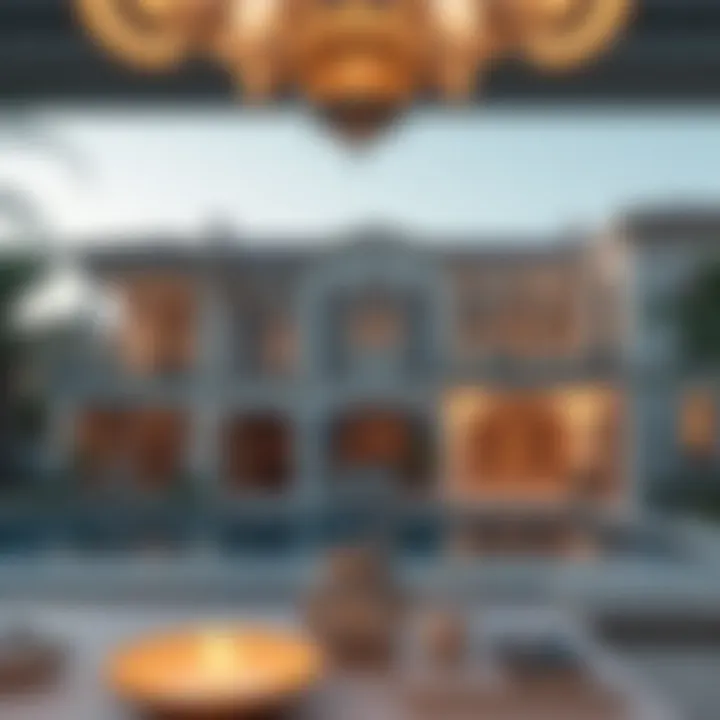 An elegant residential property representing luxury living in Dubai