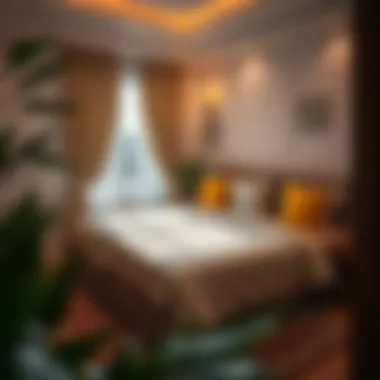 Cozy Bed Space in Karama Cozy bed space in Karama showcasing vibrant decor