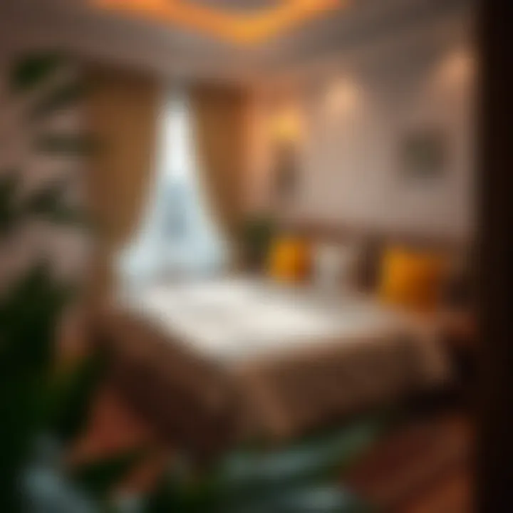 Cozy Bed Space in Karama Cozy bed space in Karama showcasing vibrant decor