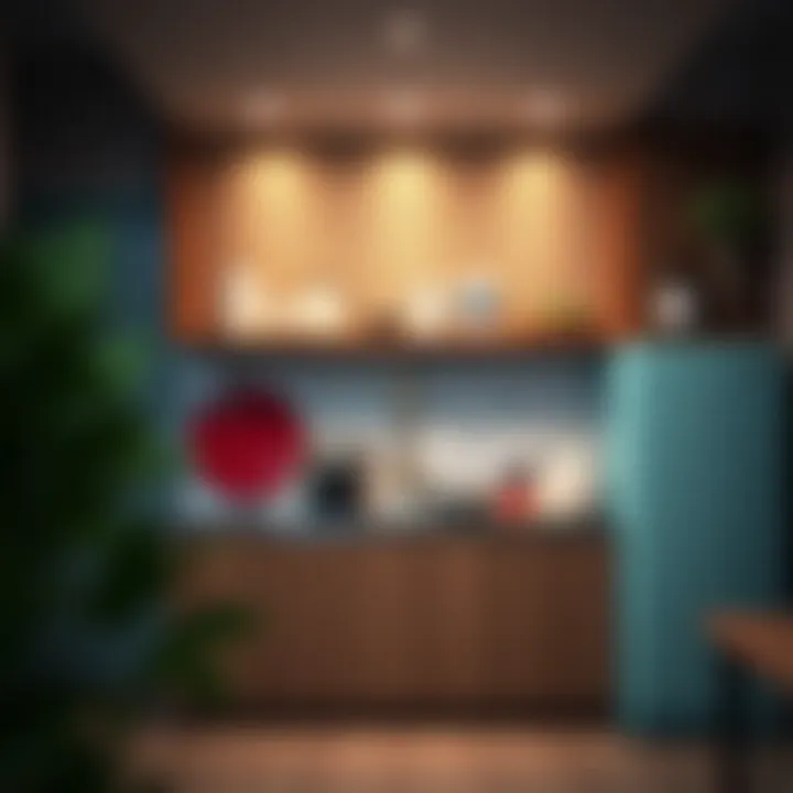 Kitchen Amenities in Shared Accommodation Kitchen amenities in a shared accommodation in Karama