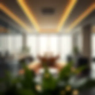 Modern shared office environment in Dubai