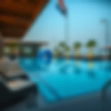 Amenities showcasing the pool area at Al Faris Building