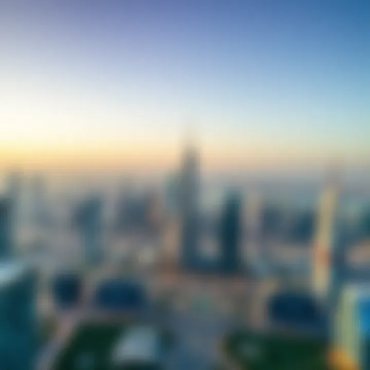 Panoramic skyline view from the Al Faris Building