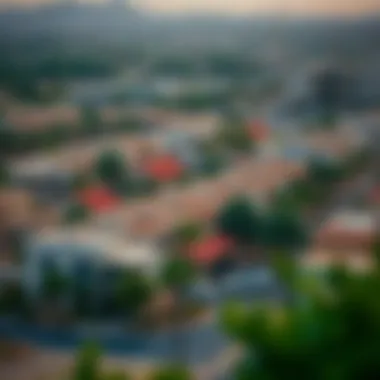 Surrounding neighborhoods of Al Jadaf reflecting urban development