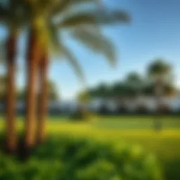 Lush greenery of Al Quoz Park