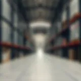 Spacious Warehouse Interior in Al Quoz Warehouse interior showcasing spacious storage solutions