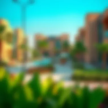 Community amenities and parks in Al Nahda