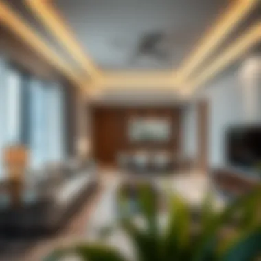 Interior layout of a residential unit in Azizi Mirage