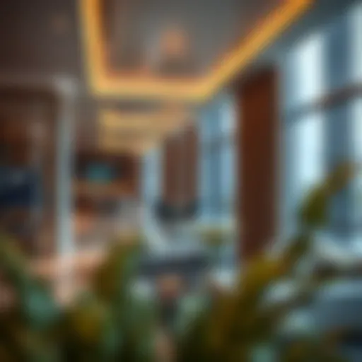 Luxurious interior of an Azizi Residence unit