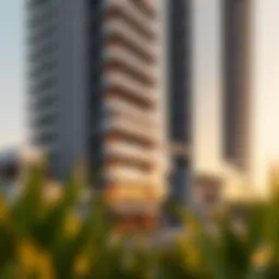 Stunning exterior view of Baccarat Residences showcasing modern architecture