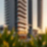 Modern Architectural Marvel of Baccarat Residences Stunning exterior view of Baccarat Residences showcasing modern architecture