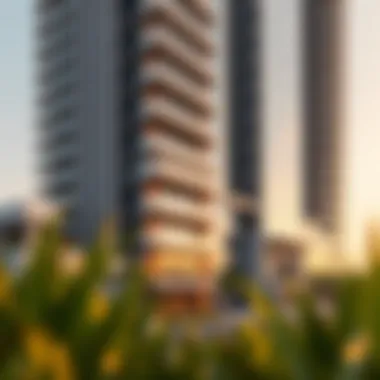 Modern Architectural Marvel of Baccarat Residences Stunning exterior view of Baccarat Residences showcasing modern architecture