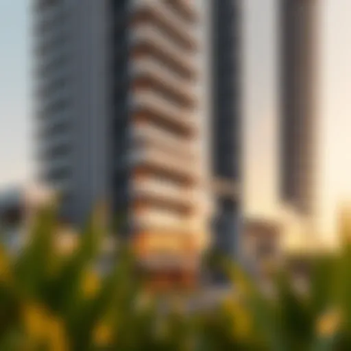 Modern Architectural Marvel of Baccarat Residences Stunning exterior view of Baccarat Residences showcasing modern architecture