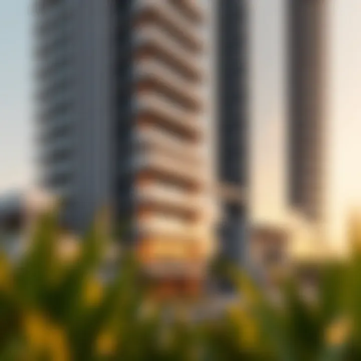 Modern Architectural Marvel of Baccarat Residences Stunning exterior view of Baccarat Residences showcasing modern architecture