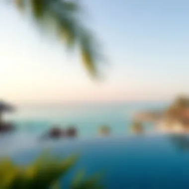 Serene beach view in Dubai