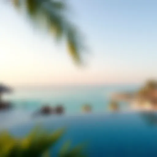 Serene beach view in Dubai