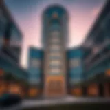 Modern architectural design of BLS Khaleej Centre