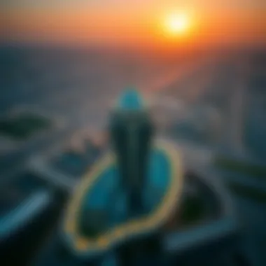 Strategic Location: Aerial Perspective of Mankhool Aerial view of Mankhool showcasing the strategic location of the Blue Diamond Building