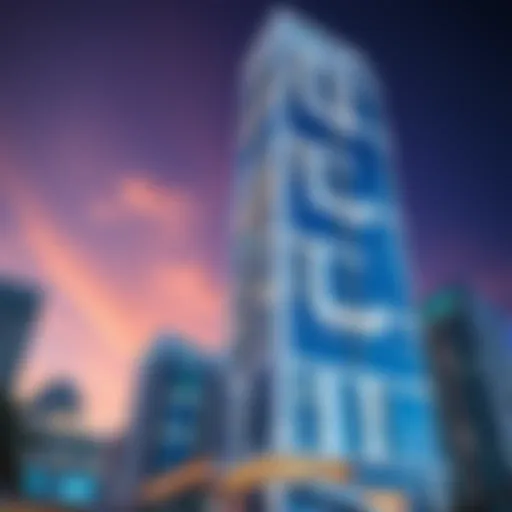 Stunning exterior view of Boulevard Central Tower showcasing contemporary design