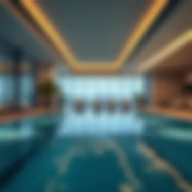Luxurious amenities such as pools and gyms enhancing living experience in Choithrams Bay Avenue