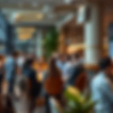 Networking Event in a Coworking Environment Networking event in a coworking environment