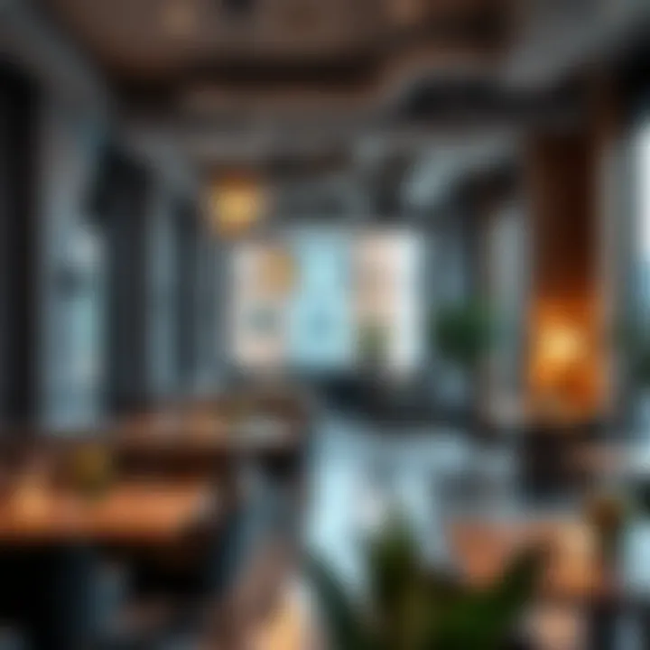 Stylish Coworking Space Interior in Dubai Stylish coworking space interior in Dubai