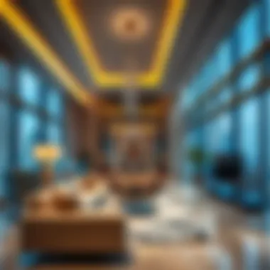 Luxurious interiors of a Damac property