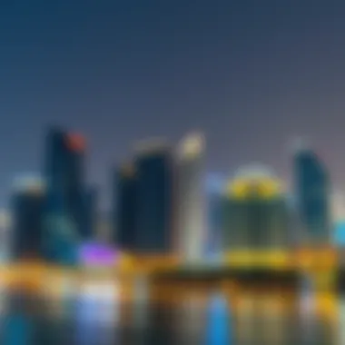 Stunning skyline view of Damac Business Bay