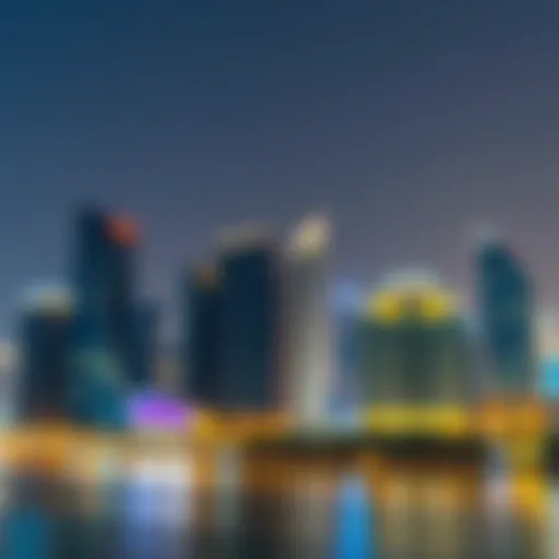 Stunning skyline view of Damac Business Bay