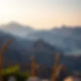Breathtaking view of the Hajar Mountains