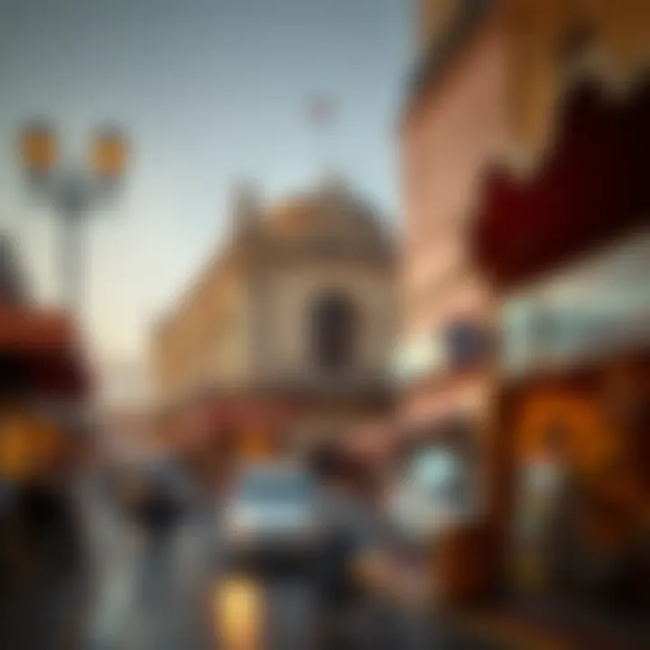 Historical landmarks surrounding Deira Market