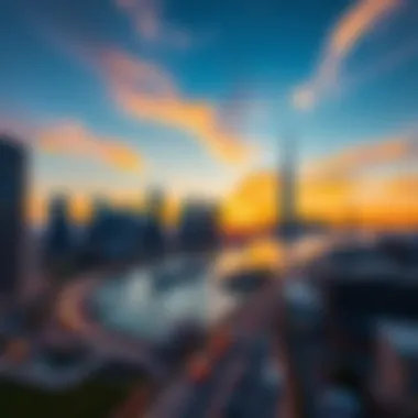 Scenic view of Deira skyline