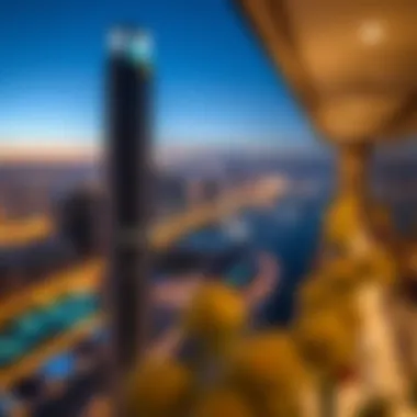 Stunning Panoramic Views from Dib Onyx Tower Panoramic view from the Dib Onyx Tower balcony