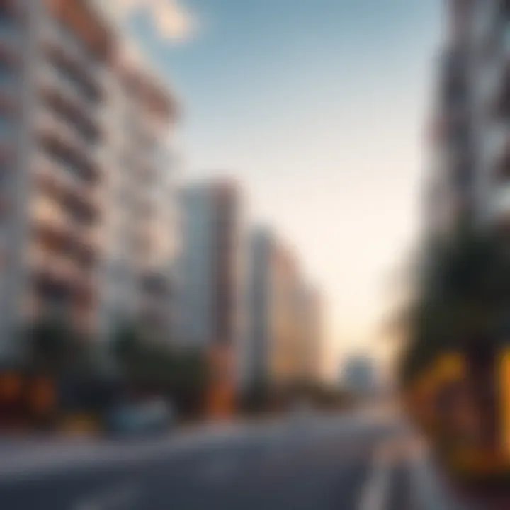 Modern apartment complexes highlighting the architectural diversity in Discovery Gardens