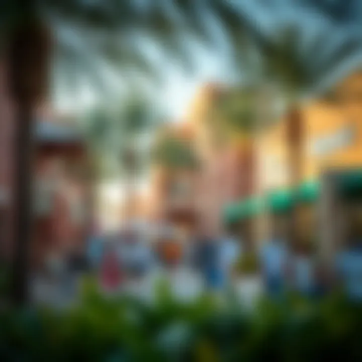 Vibrant community atmosphere with local amenities and shops in Discovery Gardens